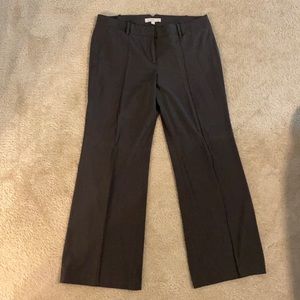 Size 14 dress pants grey lightweight flannel LOFT